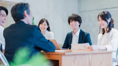 面接官トレーニングを行う様子