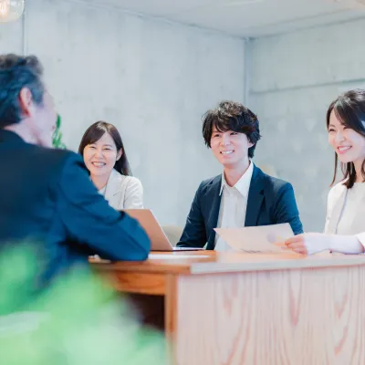 面接官トレーニングを行う様子