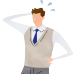悩む人事担当者